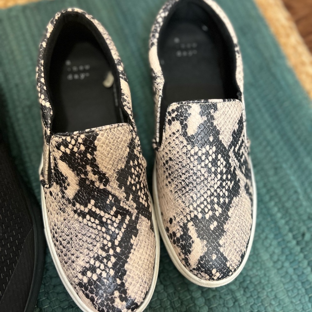 A New Day Snakeskin Slip-on Shoes